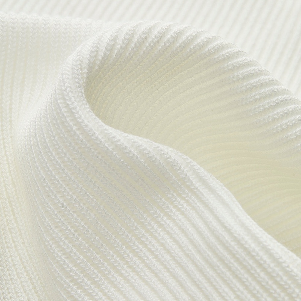 Commense Cream Ribbed Knit Top - Picture 5 of 12